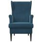 Preview: Sessel Blau Samt