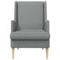 Preview: Sessel Hellgrau Stoff