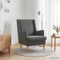 Preview: ARDEBO.de - Sessel Dunkelgrau Stoff