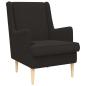 Preview: Sessel Schwarz Stoff