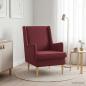 Preview: Sessel Weinrot Stoff