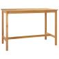 Preview: Bartisch Natur 150 x 75 x 105 cm Massivholz Teak