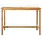Preview: Bartisch Natur 150 x 75 x 105 cm Massivholz Teak