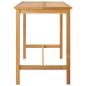 Preview: Bartisch Natur 150 x 75 x 105 cm Massivholz Teak