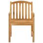 Preview: Handgeschnitzter Rosenstuhl 2 stk. Natur Massivholz Teak