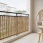 Preview: ARDEBO.de - Gartenzaun Karbonisiert 500 x 100 cm Schilf