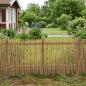 Preview: ARDEBO.de - Gartenzaun Kohlenstoff 400 x 100 cm Schilf