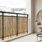 Preview: ARDEBO.de - Gartenzaun Kohlenstoff 600 x 100 cm Schilf