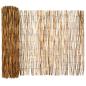 Preview: Gartenzaun Kohlenstoff 600 x 90 cm Schilf