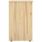 Preview: Schrank 34 x 39 x 61,5 cm Massivholz Kiefer Braun