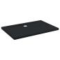 Preview: Duschbodenablage mit Punkten 120 x 80 x 4 cm ABS Schwarz