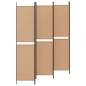 Preview: 6-teiliger Raumtrenner Beige 300 x 220 cm Stoff
