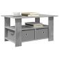 Preview: Couchtisch Beton Grau 77 x 55 x 42 cm Holzwerkstoff