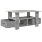 Preview: Couchtisch Beton Grau 77 x 55 x 42 cm Holzwerkstoff