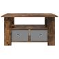 Preview: Couchtisch Geräucherte Eiche 77 x 55 x 42 cm Holzwerkstoff