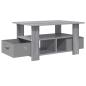 Preview: Couchtisch Graues Sonoma 77 x 55 x 42 cm Holzwerkstoff