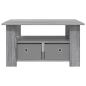 Preview: Couchtisch Graues Sonoma 77 x 55 x 42 cm Holzwerkstoff