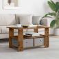 Preview: ARDEBO.de - Couchtisch Altholz 77 x 55 x 42 cm Holzwerkstoff