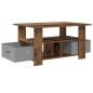 Preview: Couchtisch Altholz 77 x 55 x 42 cm Holzwerkstoff