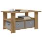 Preview: Couchtisch Artisan-Eiche 77 x 55 x 42 cm Holzwerkstoff