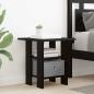 Preview: Nachttisch 2 stk. Schwarz Eichen-Optik 41 x 40 x 45 cm