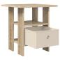 Preview: Nachttisch 2 stk. Sonoma-Eiche 41 x 40 x 45 cm Holzwerkstoff