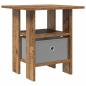 Preview: Nachttisch Altholz 41 x 40 x 45 cm Holzwerkstoff