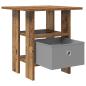 Preview: Nachttisch Altholz 41 x 40 x 45 cm Holzwerkstoff