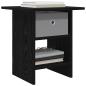 Preview: Nachttisch 2 Stk. Schwarz Eichen-Optik 41 x 40 x 45 cm