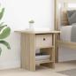 Preview: ARDEBO.de - Nachttisch Sonoma-Eiche 41 x 40 x 45 cm Holzwerkstoff