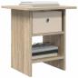 Preview: Nachttisch 2 Stk. Sonoma-Eiche 41 x 40 x 45 cm Holzwerkstoff