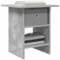 Preview: Nachttisch 2 Stk. Betongrau 41 x 40 x 45 cm Holzwerkstoff