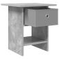 Preview: Nachttisch 2 Stk. Betongrau 41 x 40 x 45 cm Holzwerkstoff