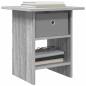 Preview: Nachttisch 2 Stk. Sonoma-Grau 41 x 40 x 45 cm Holzwerkstoff