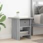 Preview: Nachttisch 2 Stk. Sonoma-Grau 41 x 40 x 45 cm Holzwerkstoff