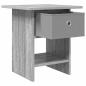 Preview: Nachttisch 2 Stk. Sonoma-Grau 41 x 40 x 45 cm Holzwerkstoff
