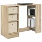 Preview: Schreibtisch Sonoma-Eiche 100 x 40 x 75 cm Holzwerkstoff