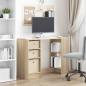 Preview: Schreibtisch Sonoma-Eiche 100 x 40 x 75 cm Holzwerkstoff
