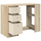 Preview: Schreibtisch Sonoma-Eiche 100 x 40 x 75 cm Holzwerkstoff