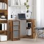 Preview: ARDEBO.de - Schreibtisch Altholz 100 x 40 x 75 cm Holzwerkstoff