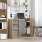 Preview: ARDEBO.de - Schreibtisch Artisan-Eiche 100 x 40 x 75 cm Holzwerkstoff