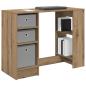Preview: Schreibtisch Artisan-Eiche 100 x 40 x 75 cm Holzwerkstoff