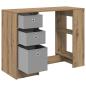 Preview: Schreibtisch Artisan-Eiche 100 x 40 x 75 cm Holzwerkstoff