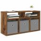 Preview: Lowboard mit Schubladen Altholz 72 x 22,5 x 38 cm