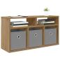Preview: Lowboard 72 x 22,5 x 38 cm Artisan-Eiche