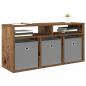 Preview: Lowboard mit Schubladen Altholz 87 x 27,5 x 43 cm