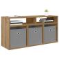 Preview: Lowboard 87 x 27,5 x 43 cm Artisan-Eiche