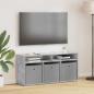 Preview: ARDEBO.de - Lowboard mit Schubladen Beton Grau 102 x 32 x 48,5 cm