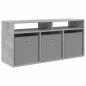 Preview: Lowboard mit Schubladen Beton Grau 102 x 32 x 48,5 cm