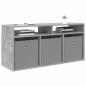 Preview: Lowboard mit Schubladen Beton Grau 102 x 32 x 48,5 cm